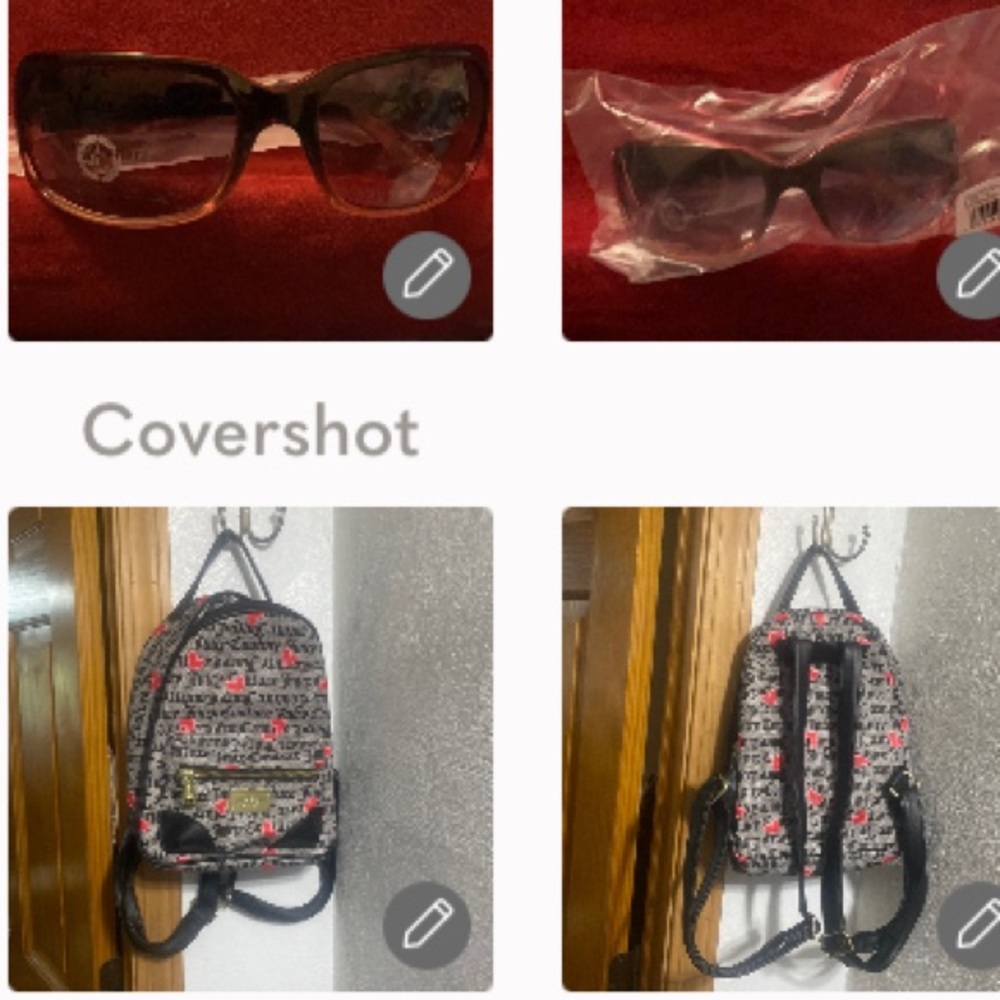 Juicy Couture sunglasses NIP+Mini-Backpack🎒❤️logos